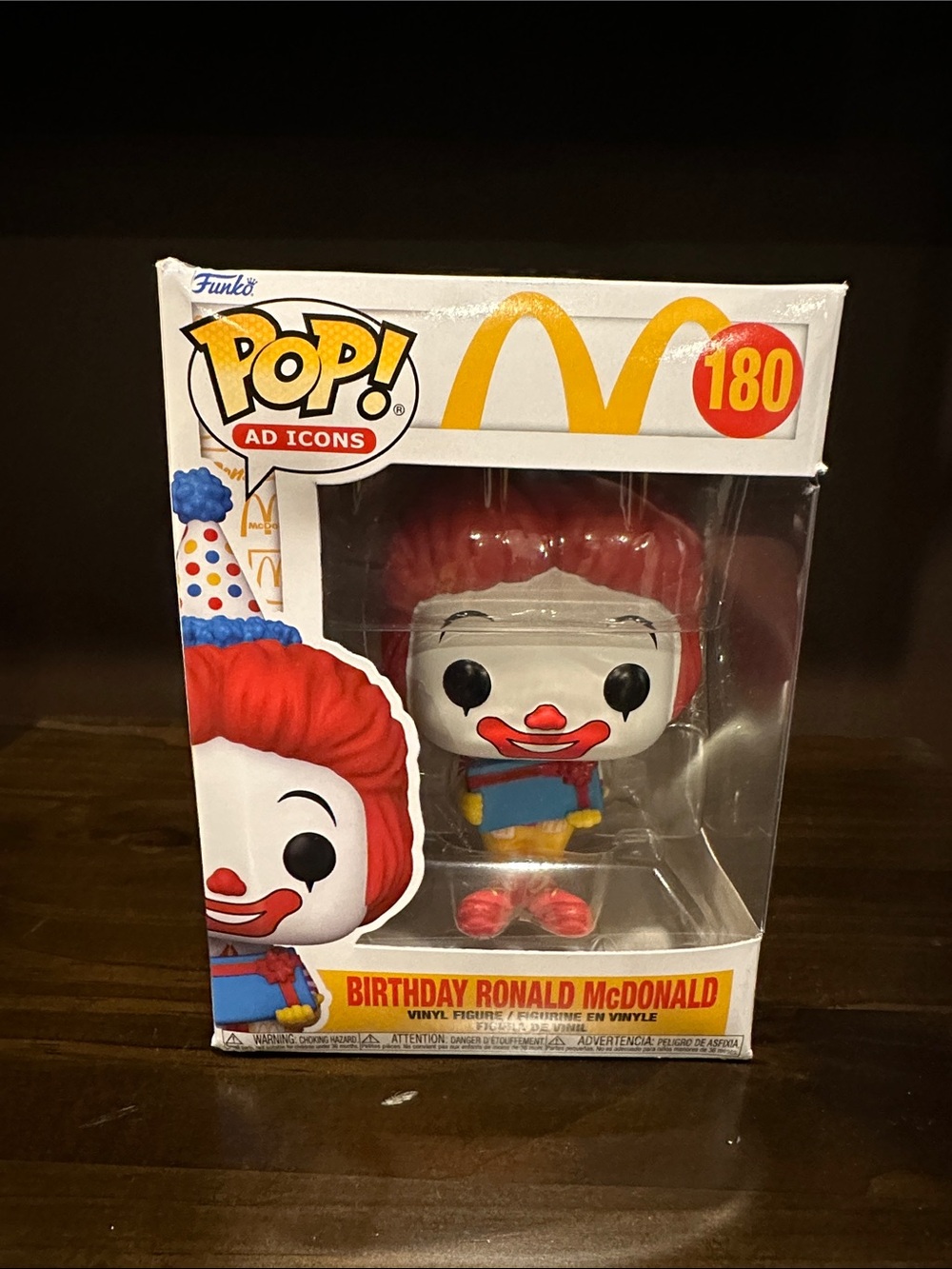 Funko Birthday Ronald McDonald Vinyl Figure - Red and White